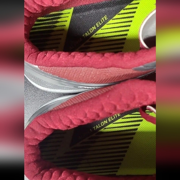 NIKE Alpha Talon Elite Football Cleats #526208-612, NWOT, Sz 16, Maroon, Silver - Picture 9 of 9